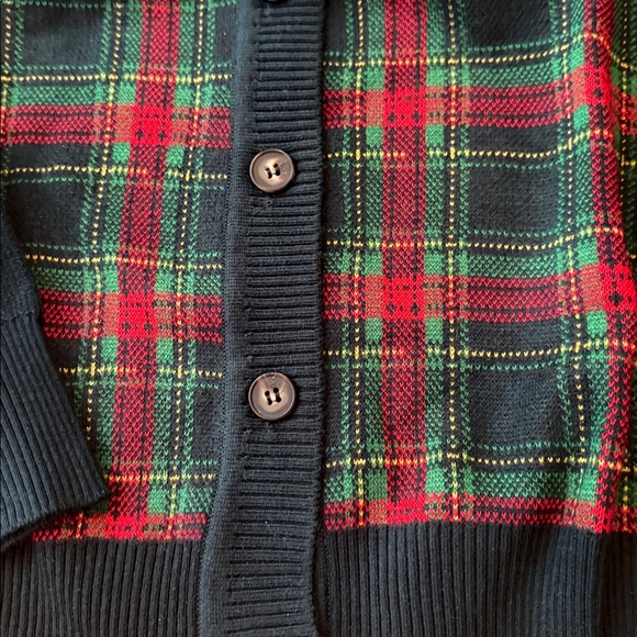The Scottish Tartan Plaid Grandpa Cardigan - Picture 11 of 13